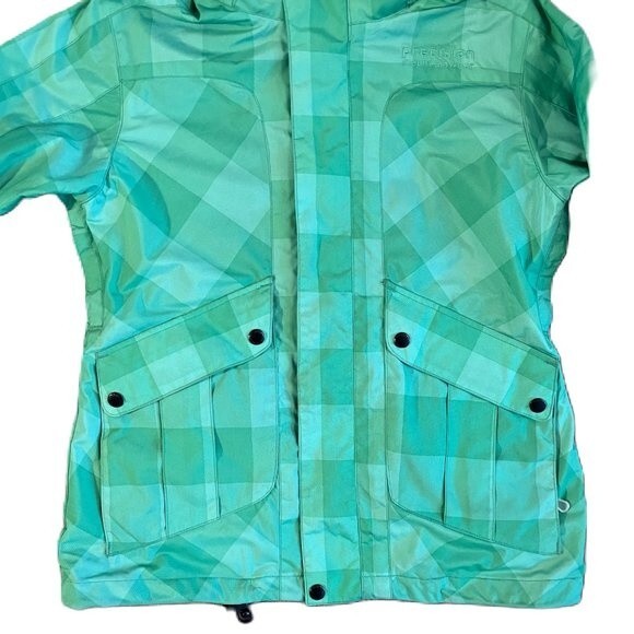 Precision Mountainwear Green Winter Snowboarding Women's Jacket (Size XS) - Picture 4 of 11